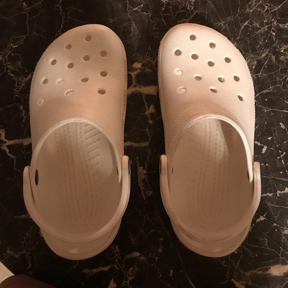 White Crocs